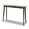 Baxton Studio Wendy Mid-Century Walnut Finished Wood Console Table 158-9737 - alternate 1
